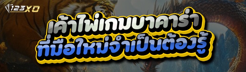 เค้าไพ่เกมบาคาร่า