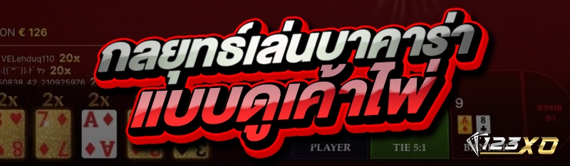 กลยุทธ์เล่นบาคาร่า